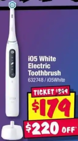 JB Hi-Fi i05 White Electric Toothbrush offer