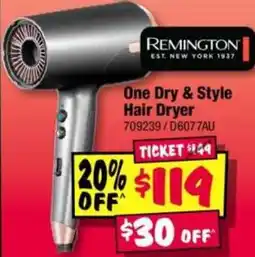JB Hi-Fi One Dry & Style Hair Dryer offer