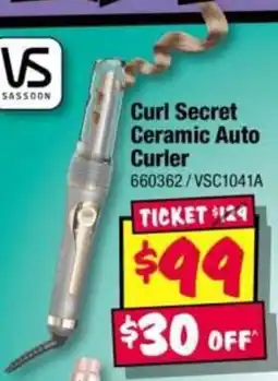 JB Hi-Fi Curl Secret Ceramic Auto Curler offer