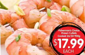 Spudshed Fisherman's Choice Prawn Cutlets Cooked offer
