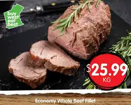 Spudshed Economy Whole Beef Fillet offer