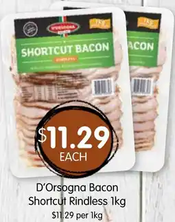 Spudshed D'Orsogna Bacon Shortcut Rindless offer