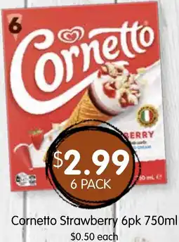 Spudshed Cornetto Strawberry offer