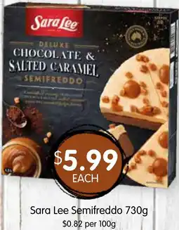 Spudshed Sara Lee Semifreddo offer