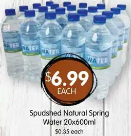 Spudshed Spudshed Natural Spring Water offer