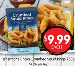 Spudshed Fisherman's Choice Crumbed Squid Rings offer