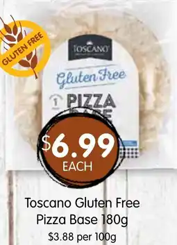 Spudshed Toscano Gluten Free Pizza Base offer