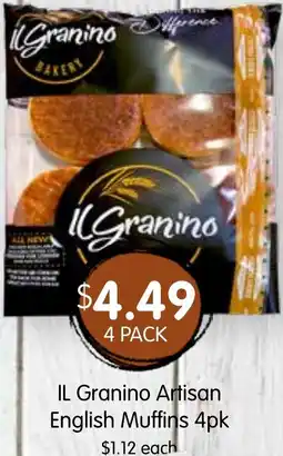 Spudshed IL Granino Artisan English Muffins offer