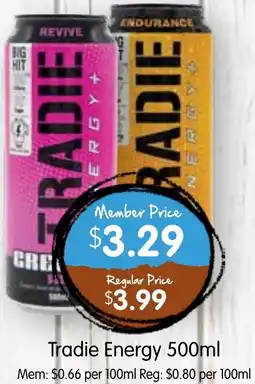 Spudshed Tradie Energy offer