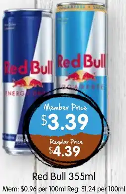 Spudshed Red Bull offer