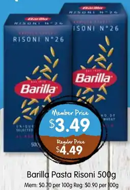 Spudshed Barilla Pasta Risoni offer