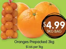 Spudshed Oranges Prepacked offer