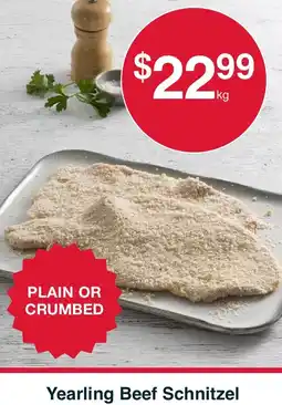 Australian Butchers Store Yearling Beef Schnitzel offer