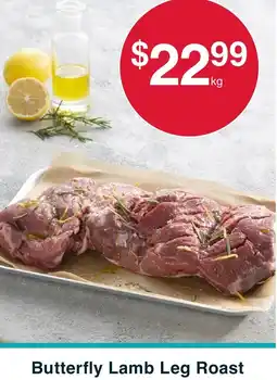 Australian Butchers Store Butterfly Lamb Leg Roast offer