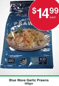 Australian Butchers Store Blue Wave Garlic Prawns offer