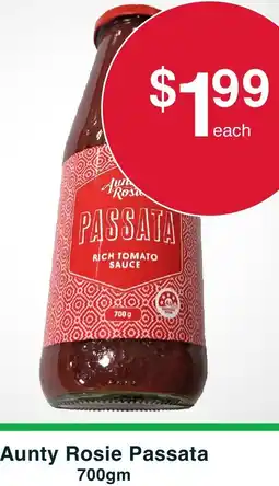 Australian Butchers Store Aunty Rosie Passata offer