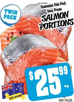 Farmer Jack's Salmon portions offer