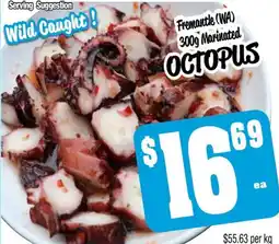 Farmer Jack's Fremantle (wa) marinated octopus offer