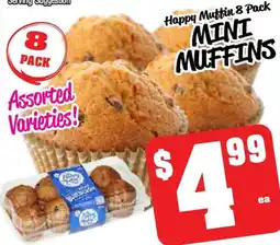 Farmer Jack's Happy muffin mini muffins offer