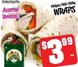Farmer Jack's Helgas Wraps offer