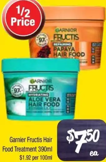 Farmer Jack's Garnier Fructis Hair Food Treatment offer
