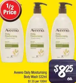 Farmer Jack's Aveeno Daily Moisturising Body Wash offer