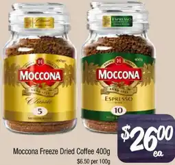 Farmer Jack's Moccona Freeze Dried Coffee offer