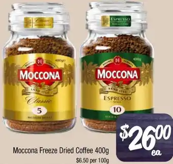 Farmer Jack's Moccona Freeze Dried Coffee offer