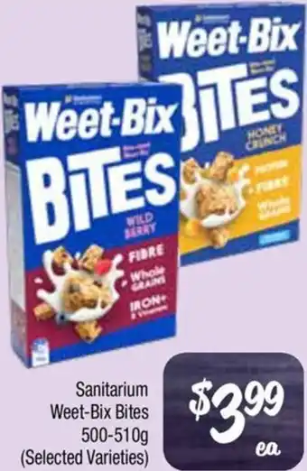 Farmer Jack's Sanitarium Weet-Bix Bites offer