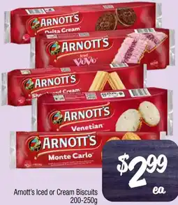 Farmer Jack's Arnott's Iced or Cream Biscuits offer