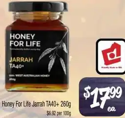 Farmer Jack's Honey For Life Jarrah TA40+ offer