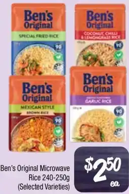 Farmer Jack's Ben's Original Microwave Rice offer