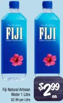 Farmer Jack's Fiji Natural Artisian Water offer