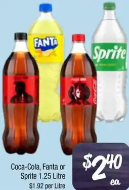 Farmer Jack's Coca-Cola, Fanta or Sprite offer