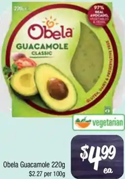 Farmer Jack's Obela Guacamole offer