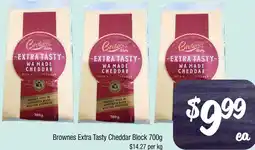 Farmer Jack's Brownes Extra Tasty Cheddar Block offer