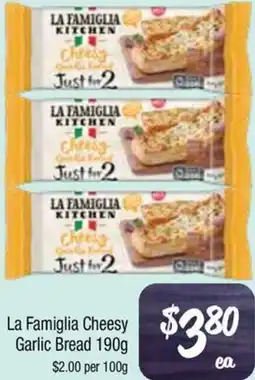 Farmer Jack's La Famiglia Cheesy Garlic Bread x offer