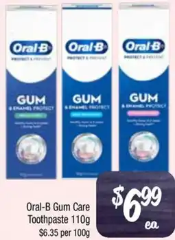Farmer Jack's Oral-B Gum Care Toothpaste offer