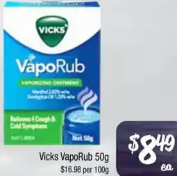 Farmer Jack's Vicks VapoRub offer