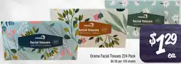 Farmer Jack's Orama Facial Tissues offer