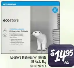 Farmer Jack's Ecostore Dishwasher Tablets offer