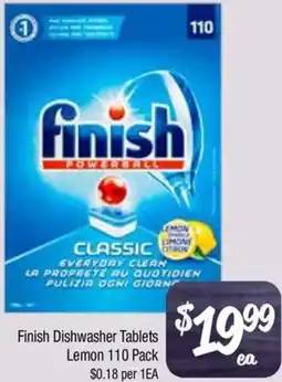Farmer Jack's Finish Dishwasher Tablets offer