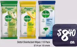 Farmer Jack's Dettol Disinfectant Wipes offer