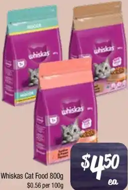 Farmer Jack's Whiskas Cat Food offer