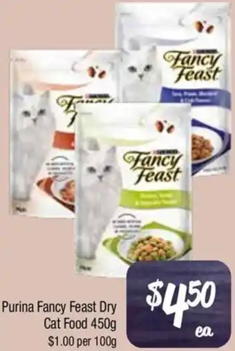 Farmer Jack's Purina Fancy Feast Dry Cat Food offer