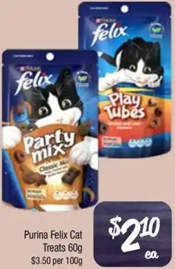 Farmer Jack's Purina Felix Cat Treats offer