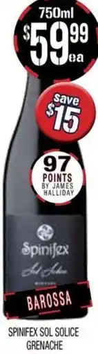 Farmer Jack's Spinifex sol solice grenache offer