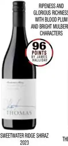 Farmer Jack's Sweetwater ridge shiraz 2023 offer
