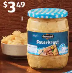 ALDI Oktoberfest Sauerkraut offer