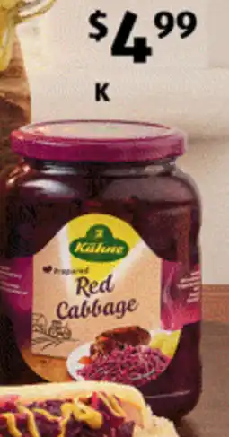 ALDI Kühne Red Cabbage offer